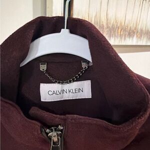 Calvin Klein Kids Burgundy Coat